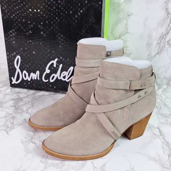 Sam Edelman Merton Booties in Color Putty Size 7.5 - Picture 8 of 13